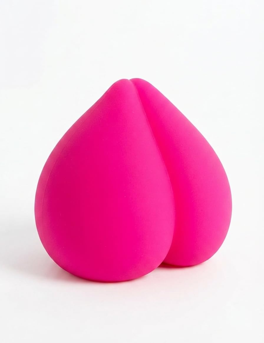 New Imported Male Back Peach Stroker 1pcs (Pink) | Silicone