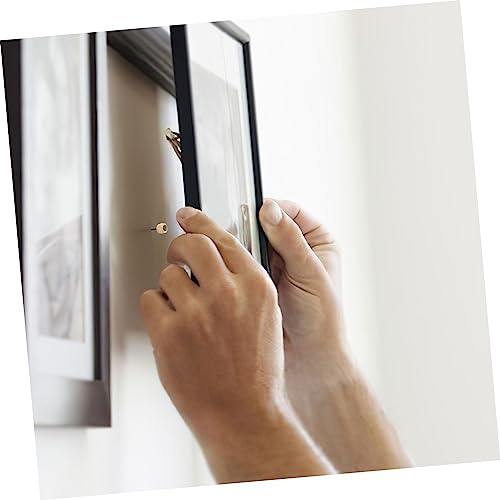 Image of SEWACC 50pcs Picture Hanging Nails Picture Frame Hangers for Plaster Walls Reusable and Hardware for Easy Artwork Display