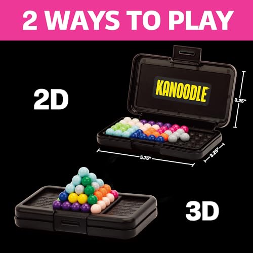 educational insights kanoodle - original 3d brain teaser puzzle single player mind challenge toys handheld travel games challenging logic puzzles and gifts for kids teens amp adults ages 7