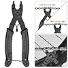 Flintronic Ensemble D'outils de Chaîne De Vélo, Bike Chain Plier + Bike Chain Splitter + Chain Wear Indicator + 4Pair Bicycle Missing Link, Pince 4 En 1 Pour Chaîne de Vélo, Pour 6 7 8 9 10 11Vitesses #3