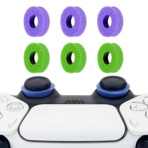 6 Pack Precision Rings Aim Assist for PS5, for PS4, Compatible with Xbox Controllers Accessories–...