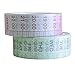 Produktbild Mr-Label Tag der Woche Washi Tape - Handwerk Masking Tape für DIY Wochenplaner Zeit Plan Geschenkpapier (2 Rollen)