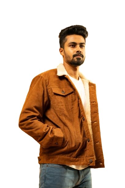 Classic ScorpionCorduroy Full Sleeve Jacket, Than