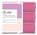 Diane Foam Rollers, Pink, 1.5", 6/bag