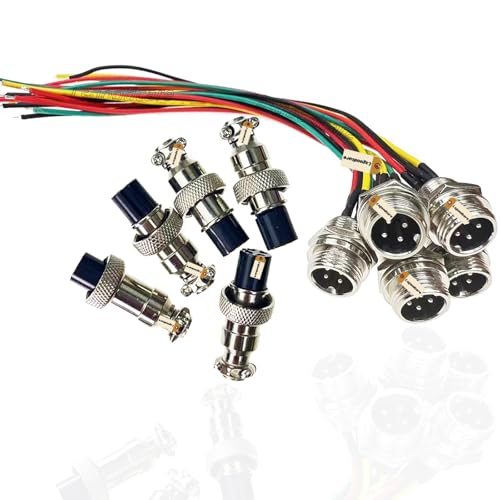 Connecteur GX12 4 broches pour réparer câble alimentation imprimante 3D et CNC 12mm