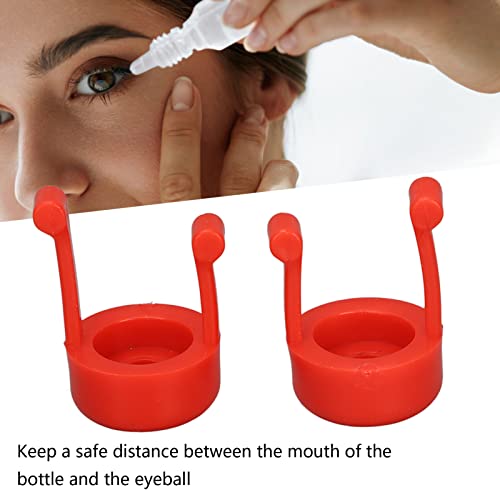 2 PCS Eye Drop Dispenser,Autodrop Eyedrop Guide Hygienic Portable Silicone Eye Droppers Bottle