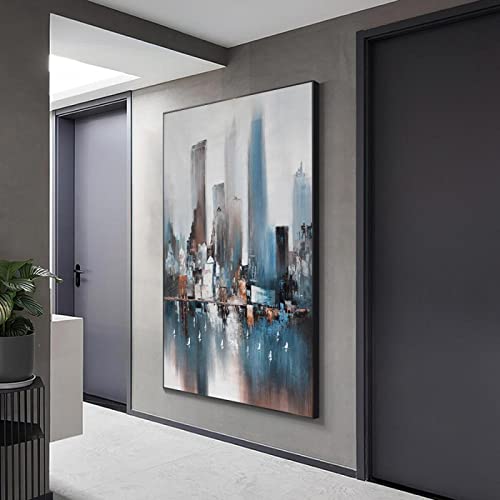 Affiche de paysage urbain abstrait pour sublimer l'allée et le salon de votre maison