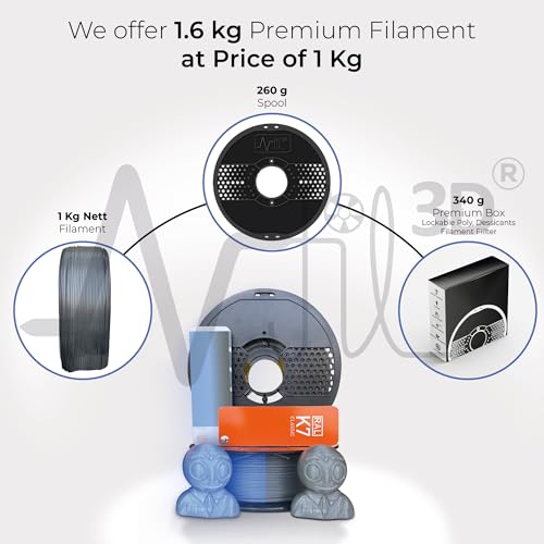 Image of NFIL3D Premium HS PLA+ Glow in The Dark Blue - 3D Printing Filament | Compatible with All 3D Printers | 1.75mm | 1Kg Nett Weight