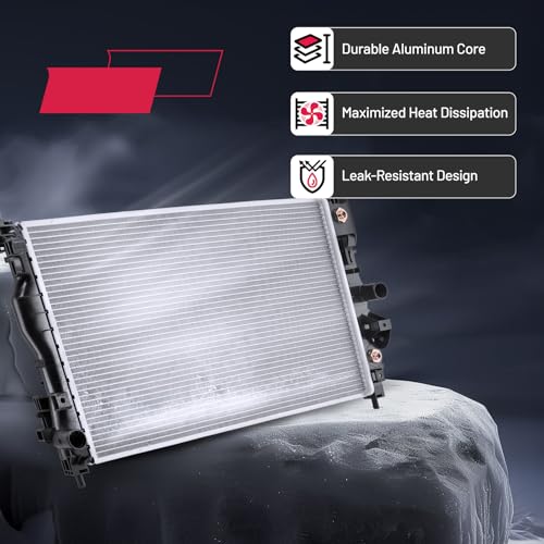 Image of BDFHYK 13146 Aluminum Radiator for Buick LaCrosse 10-16, Regal 11-17