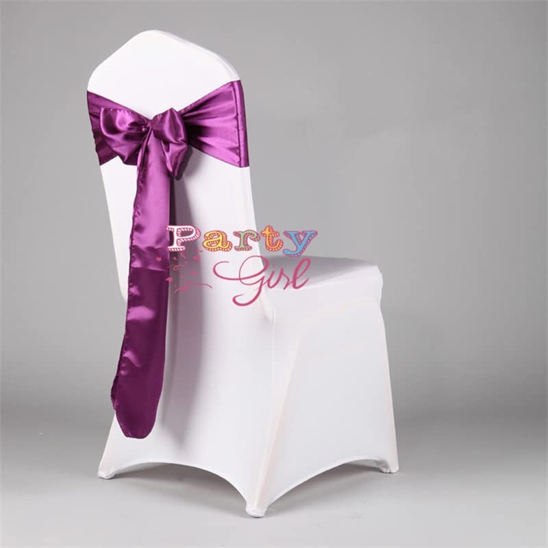 CrEev Königsblaue Satin-Hochzeitsstuhl-Schärpe, Fliege, Satinband, Stuhlbänder für Hochzeit, Stuhlbezug, Dekoration, Hotel, Partyzubehör, Salbeigrün, 10 Stück (10 Stück)