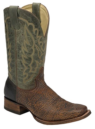 Corral Men's Brown Shoulder Square Toe Cowboy Boots A2653 (11.5 D(M) US)