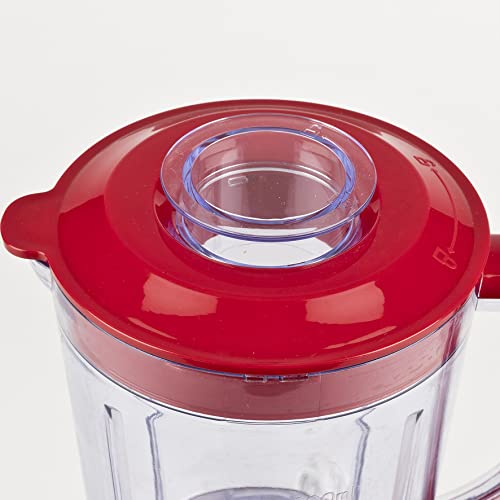 Girmi FR27 frullatore Frullatore da tavolo 350 W Rosso, Trasparente, Bianco