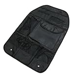 Color: carcasa negro sourcing map Bolsillo Negro de Respaldo del Asiento Multiuso Bolsa Organizador para Coche