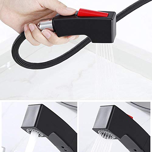 Robinet de lavabo 2 modes commutables mitigeur télescopique anti-fuite en laiton - 6