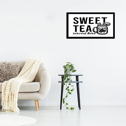 Plaque murale Sweet Tea en bois idée cadeau pendaison de crémaillère originale - 4