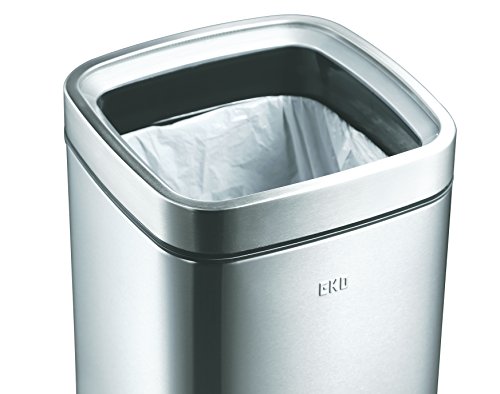 Eko Waste Bin, Stainless Steel, Stainless Steel Matt, 31,5 X 31,5 X 68,6 Cm #TOP3