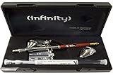 Harder & Steenbeck Infinity CRplus 2 en 1 #2 Double Action Airbrush - Pistola de aerógrafo (boquilla de 0,2 + 0,4 mm)