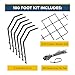 Dog Proofer Curved Fence Extension System - Includes Galvanized Steel Extenders and Industrial Welded Wire to Prevent Jumping and Climbing Over Fences, Extends Fencing Height by 2 Feet, 100 Foot Kit