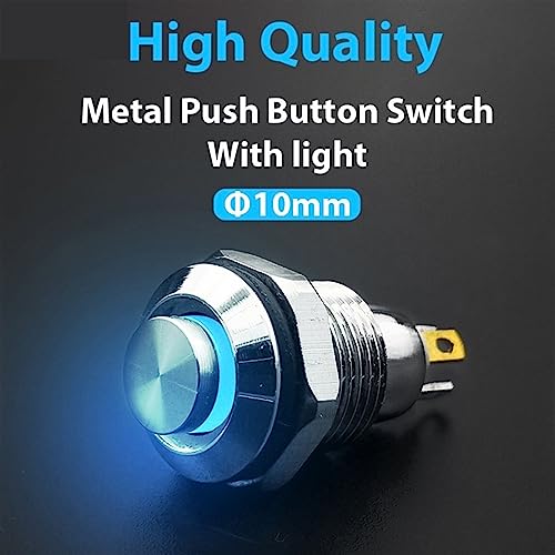 Bouton de commande 10mm jaune pour personnaliser vos projets électroniques auto - 2