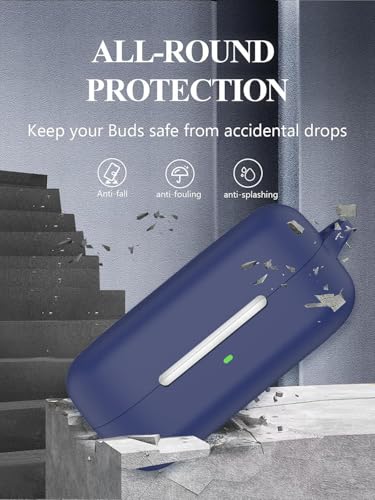 Image of Hamper Protective Case Cover for Sony WF-C510 Truly Wireless in-Ear Bluetooth Earbuds (Blue.)