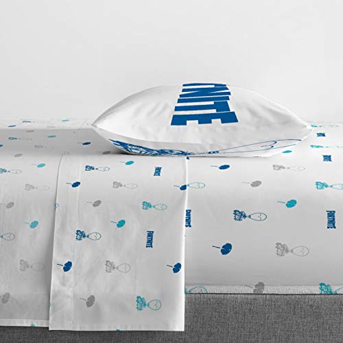 Image of Jay Franco Fortnite Battle Bus 5 Piece Twin Bed Set - Includes Reversible Comforter & Sheet Set Bedding - Super Soft Fade Resistant Microfiber (Official Fortnite Product)