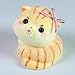 Handmade Taba Squishy Cat Baby Toy - Realistic Silicone Fidget Toy, Ultra-Soft Mochi Sensory Stress Relief, Cute Animal Anxiety Companion (Orange)