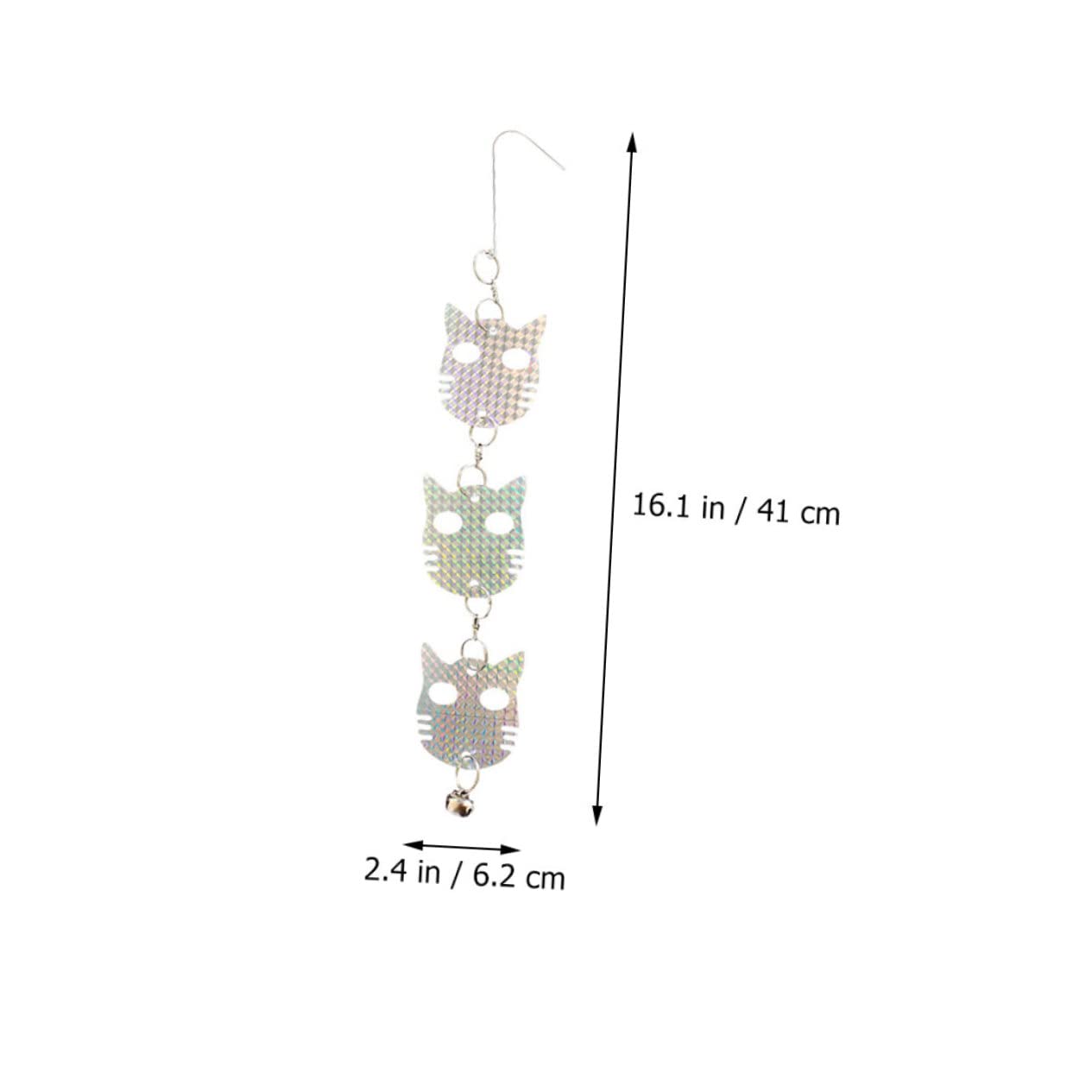 Toddmomy 3 Set Dispositivi Riflettenti per Uccelli Spaventapasseri con Design per Scacciare Piccioni E Altri Volatili Esterni 4 Pezzi*3
