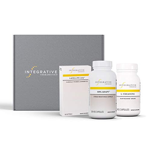 Integrative Therapeutics Stress Relief Protocol Calm Subscription Box - Includes 3 Integrative Therapeutics Stress Relief Supplements - Lavela WS 1265, HPA Adapt and L-theanine (Suntheanine Brand)*