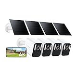 Anona 4K Solar Security Cameras (4 Pack)