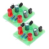ifundom 2 Sätze Lötset für Anfänger Set mit Blinkendem LED modul Elektronik DIY Bausatz zum Löten Üben und LED bistabilkreis Verstehen für Elektronikprojekte und Praktische Fertigkeiten