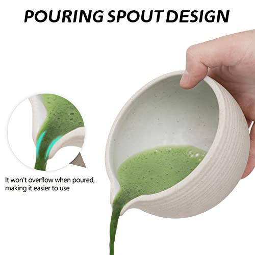 Artcome Japanese Matcha Tea Set, Matcha Bowl With Pouring Spout, Black Tea Tray, Matcha Whisk, Ceramic Whisk Holder, Matcha Powder Caddy, Handmade Matcha Ceremony Kit For Japanese Tea Ceremony (10Pcs) #TOP4