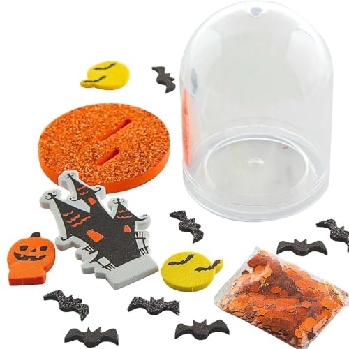 Boules à neige d'Halloween pour une table festive et décoration de salon