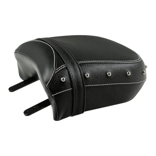 Asiento trasero de cuero para moto Indian Chief que quita el dolor lumbar 3