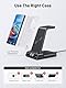 Wireless Charger für Samsung Ladestation für Galaxy S25 Ultra, Induktive Ladestation für Samsung Galaxy Watch Ultra/7/6, Kabelloses Ladegerät für Galaxy S24 Z Flip 6, Galaxy Buds
