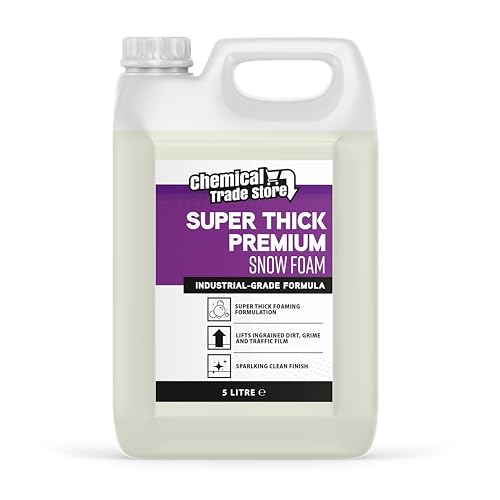 Chemical Trade Store - Espuma de nieve – Champú limpiador de pH neutro prelavado – 5 litros
