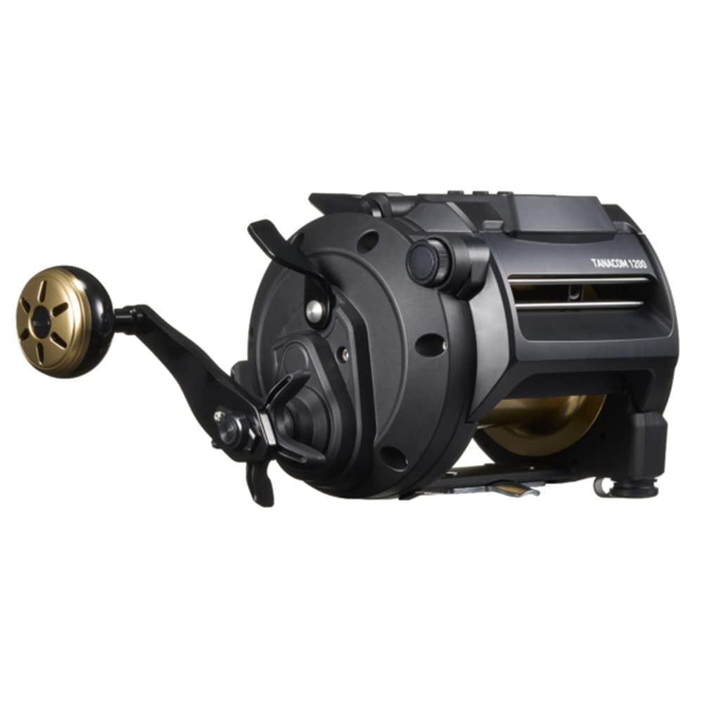 DAIWA Tanacom - Carrete de Pesca multiplicador eléctrico, Arrastre de Estrella, Mango a la Izquierda