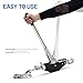 POLESTAR Come Along Winch, 3000 lbs Pull Capacity, 12 ft Steel Cable Hand Winch with 2 Hooks, Heavy Duty Dual Ratchet Cable Winch Puller, Automotive Towing Hoist Puller for Recovery, Moving, Securing