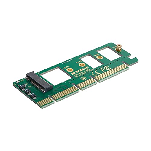 NFHK NGFF M-Key NVME AHCI SSD to PCI-E 3.0 16x x4 Adapter for 80mm XP941 SM951 PM951 A110 m6e 960 EVO SSD