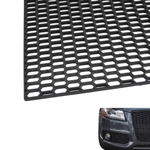 MOTOR POWER ABS製 六角 ハニカムメッシュ グリルネット 120cm×40cm 厚さ約6.0o 汎用 ブラック 黒 六角 網 エアロ カスタム ユーロ ヨーロッパ 欧州車風 バンパー グリル ダクト ドレスアップ / 156-95