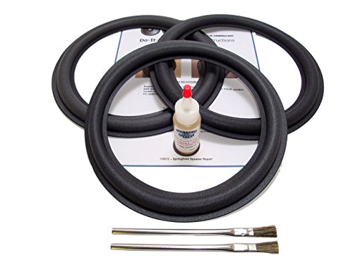 10" Subwoofer Foam Surround Repair Kit for JL Audio compatible (3 Speaker Kit)