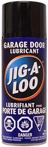 Jig-A-Loo All-Season, Greaseless, Dry Film, Garage Door Lubricant, 10.9 Oz.