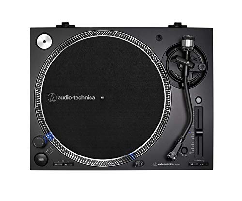 Audio-Technica at-LP140XP-BK Direct-Drive Professional DJ Turntable, Black (Renewed)