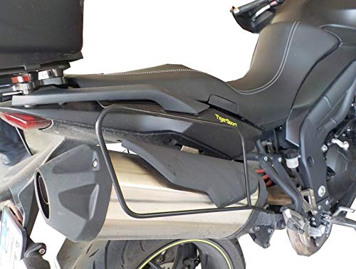 Supports sacoches cavalière Triumph Tiger 1050 fixations anti-brûlure échappement 2014-2019