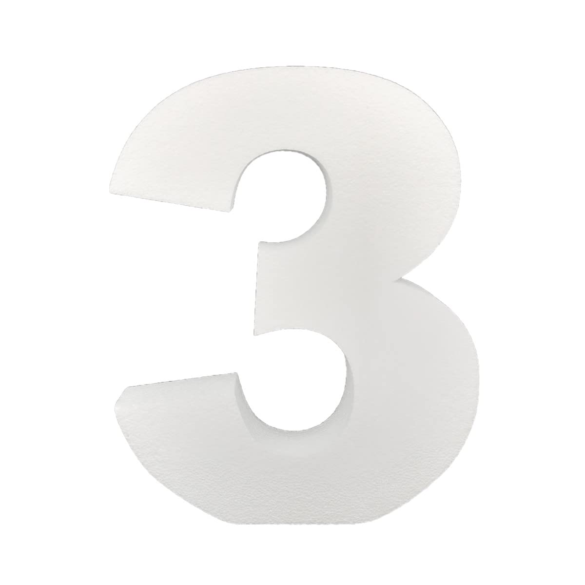 Chiffres Déco Anniversaire En Polystyrène 30x38x8 Cm – Lot De 2, Style Art Déco, Légers