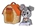 Hund und günstig Kaufen-Simba 6315876451 - Disney Strolch mit Hundehütte, 20cm Plüschtier, Kuscheltier, ab den ersten Lebensmonaten
