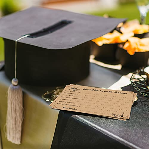 Image of Graduation Party Supplies - 50-Pack, 4x6 Inch Cards, Suitable for Any Graduate, Concludes with a Long Lasting Keepsake