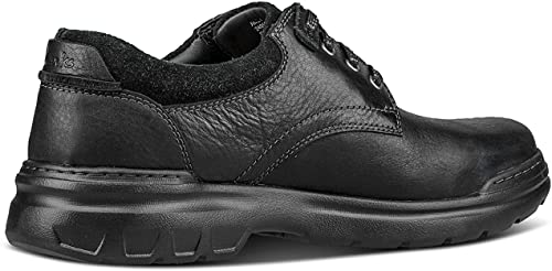 Clarks Men's Rockie2 LOGTX Oxfords, Black Leather, 8.52