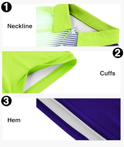 Image of ZITY Mens Golf Shirt Short Sleeve Athletic Casual Work Collared Polo Tshirt