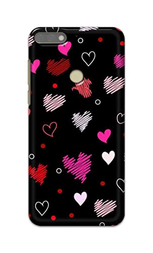 Image of PRINTFIDAA Vibrations of Love Hard Back Cover for Honor 7C / Huawei Y7 Prime (2018) / Y7 (2018) / Nova 2 Lite Back Cover -(P6) KAT1009