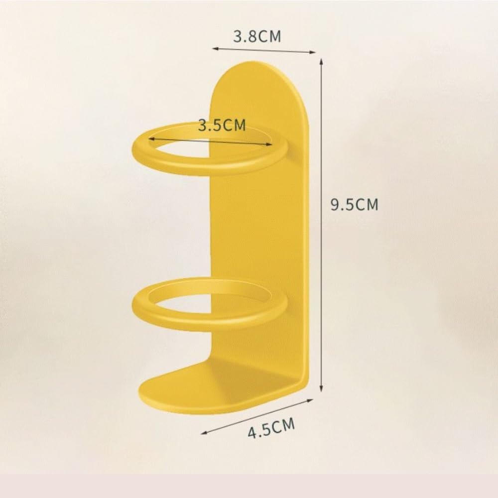 Modern Porta Cepillos De Dientes, Soporte For Cepillos De Dientes Montado En La Pared, No Requiere Perforación, Estante Almacenamiento For Baño E Inodoro Ahorra Espacio(Black,2pcs)